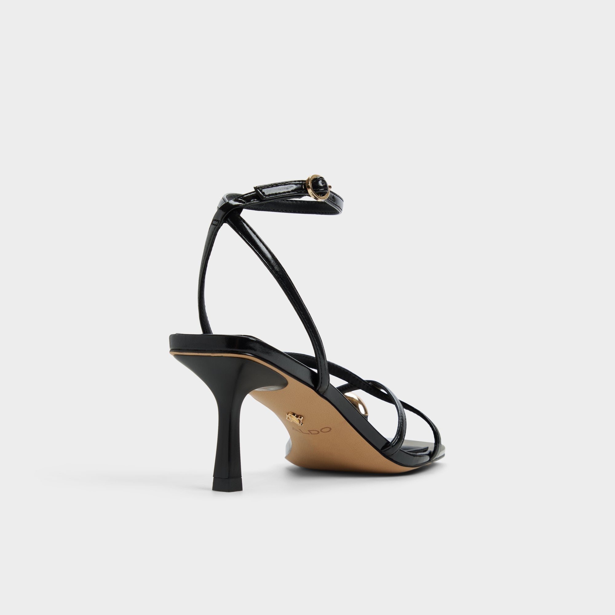 Aldo Elodiah Black Women's Travel essentials - Strappy heeled sandal, Stiletto heel Black