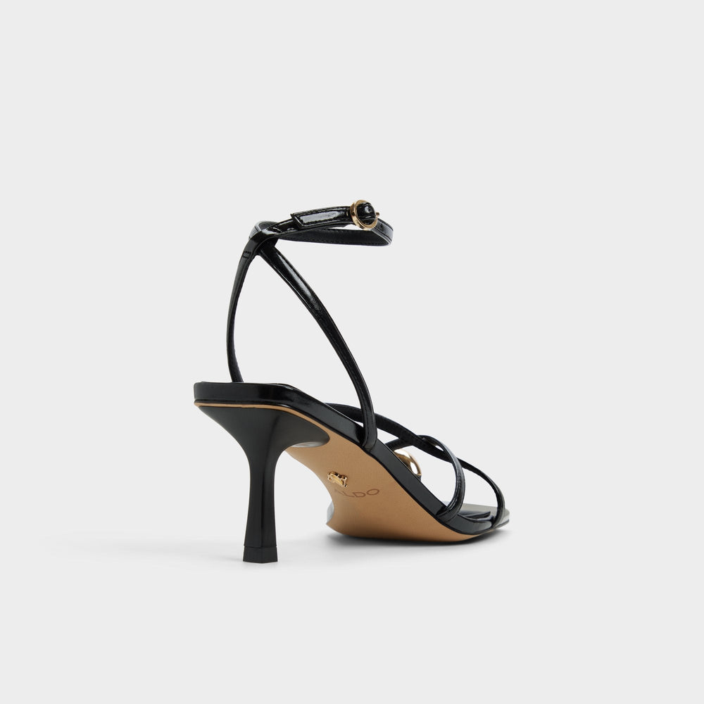 Aldo Elodiah Black Women's Travel essentials - Strappy heeled sandal, Stiletto heel Black