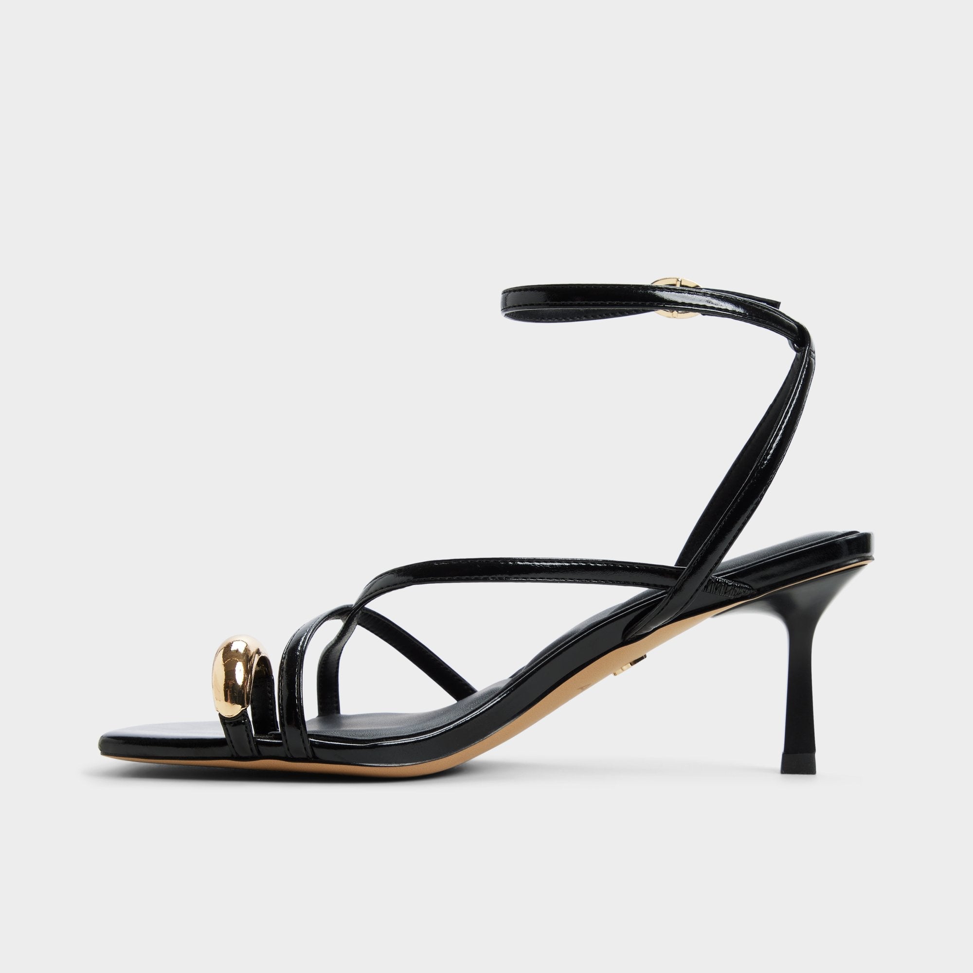 Aldo Elodiah Black Women's Travel essentials - Strappy heeled sandal, Stiletto heel Black