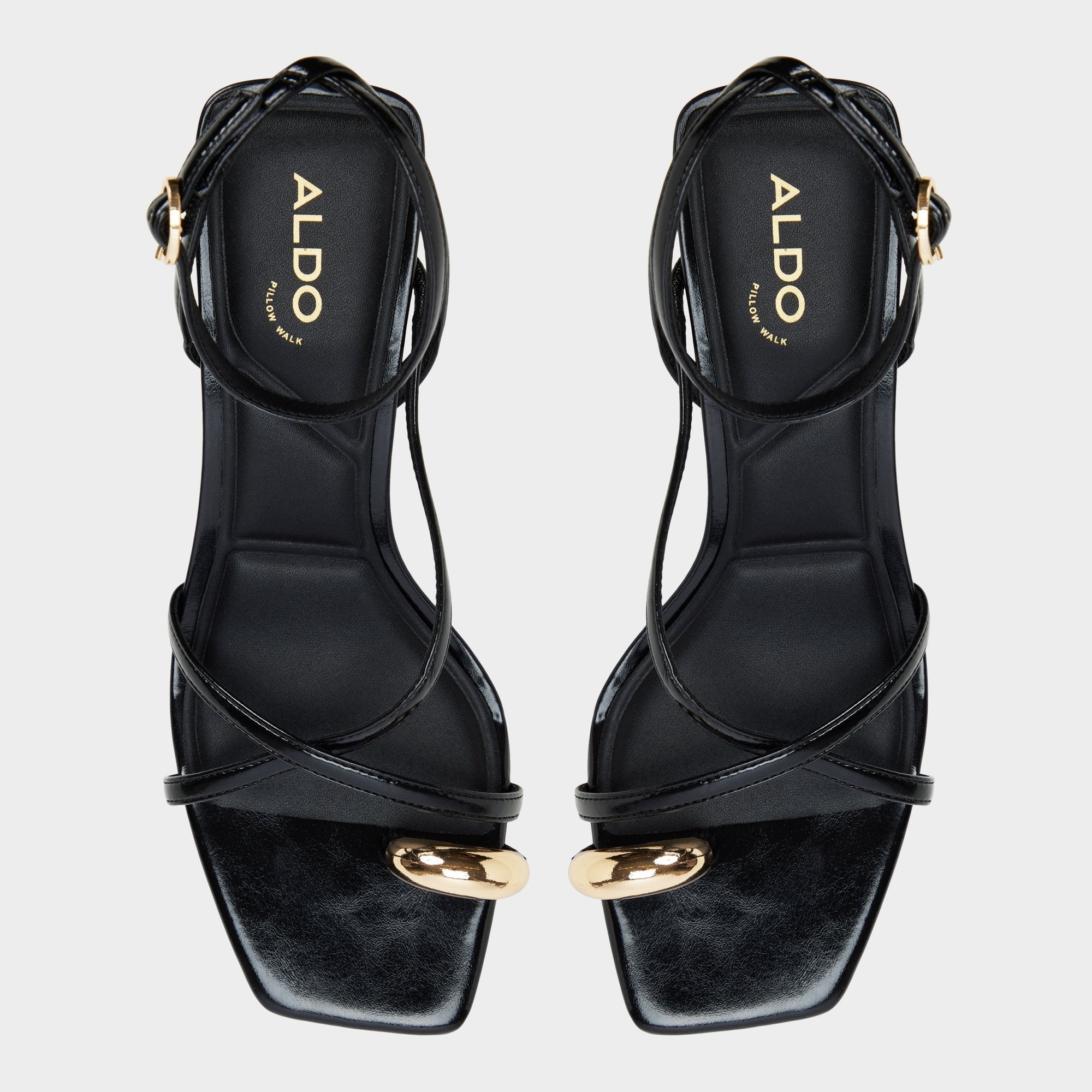 Aldo Elodiah Black Women's Travel essentials - Strappy heeled sandal, Stiletto heel Black