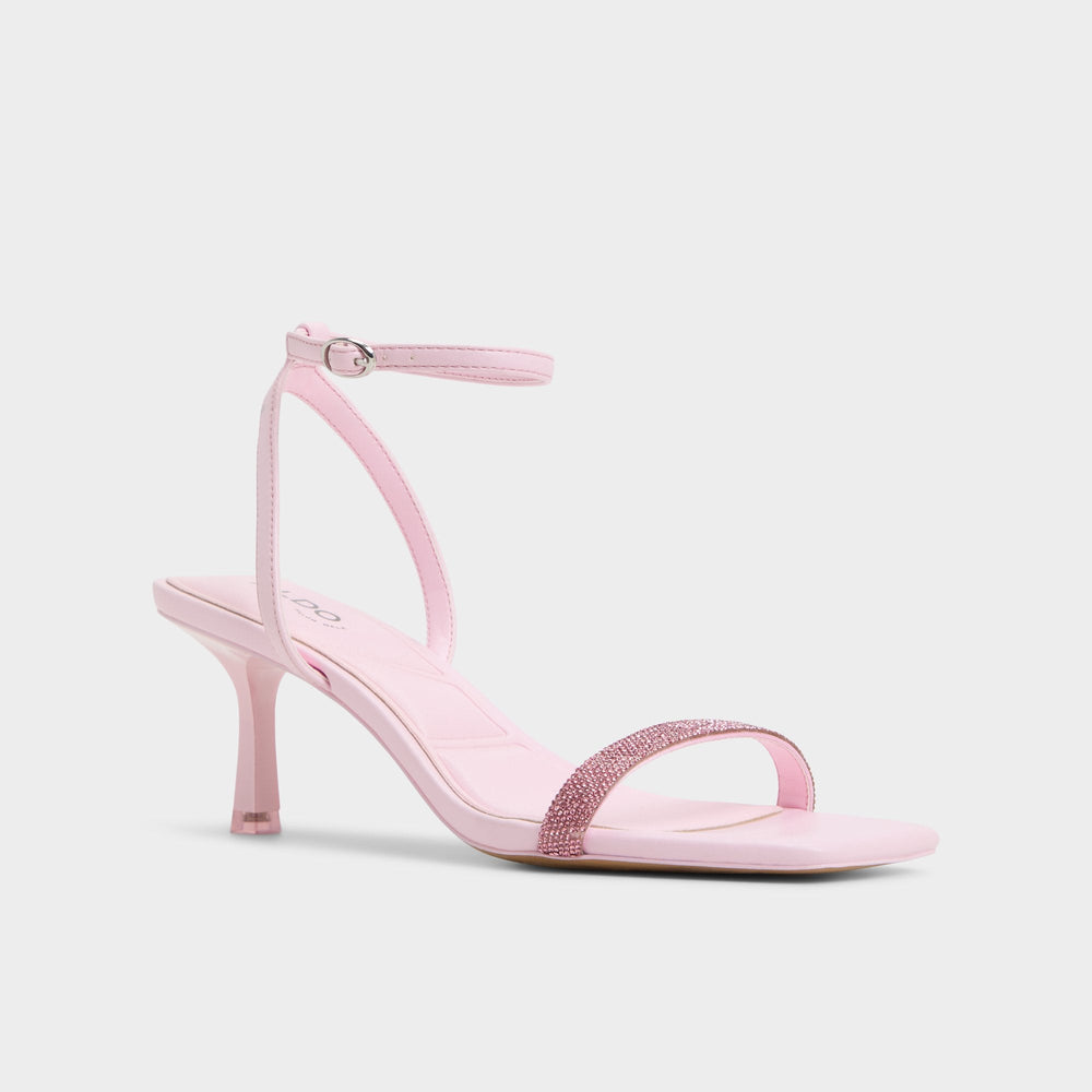 Aldo Kirri Light Pink Women's Strappy sandals - Strappy heeled sandal Light Pink
