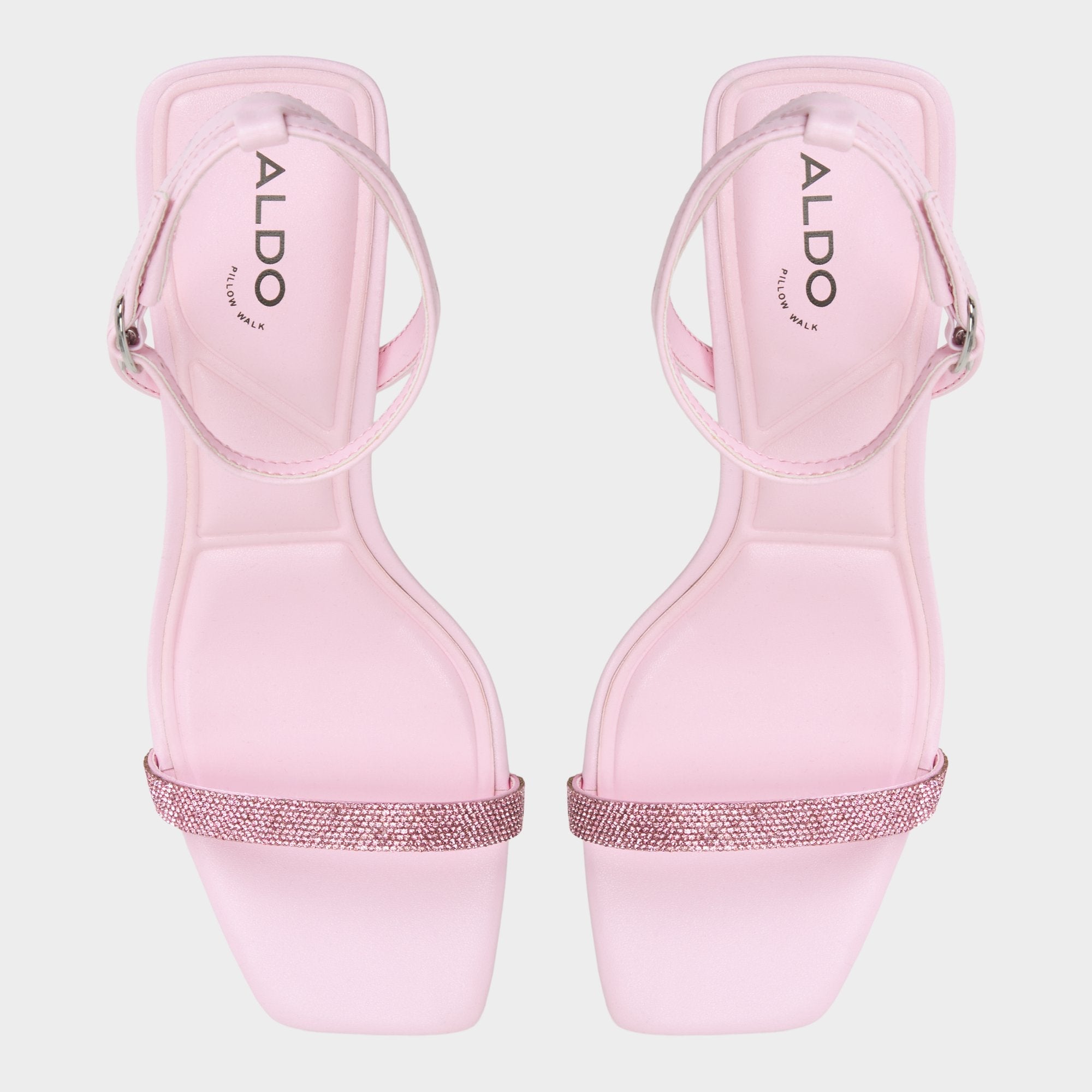 Aldo Kirri Light Pink Women's Strappy sandals - Strappy heeled sandal Light Pink