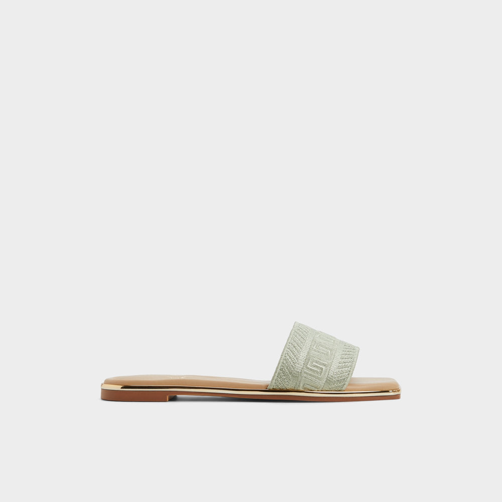 Aldo Oceania Other Green Women's Flats - Slide sandal Other Green