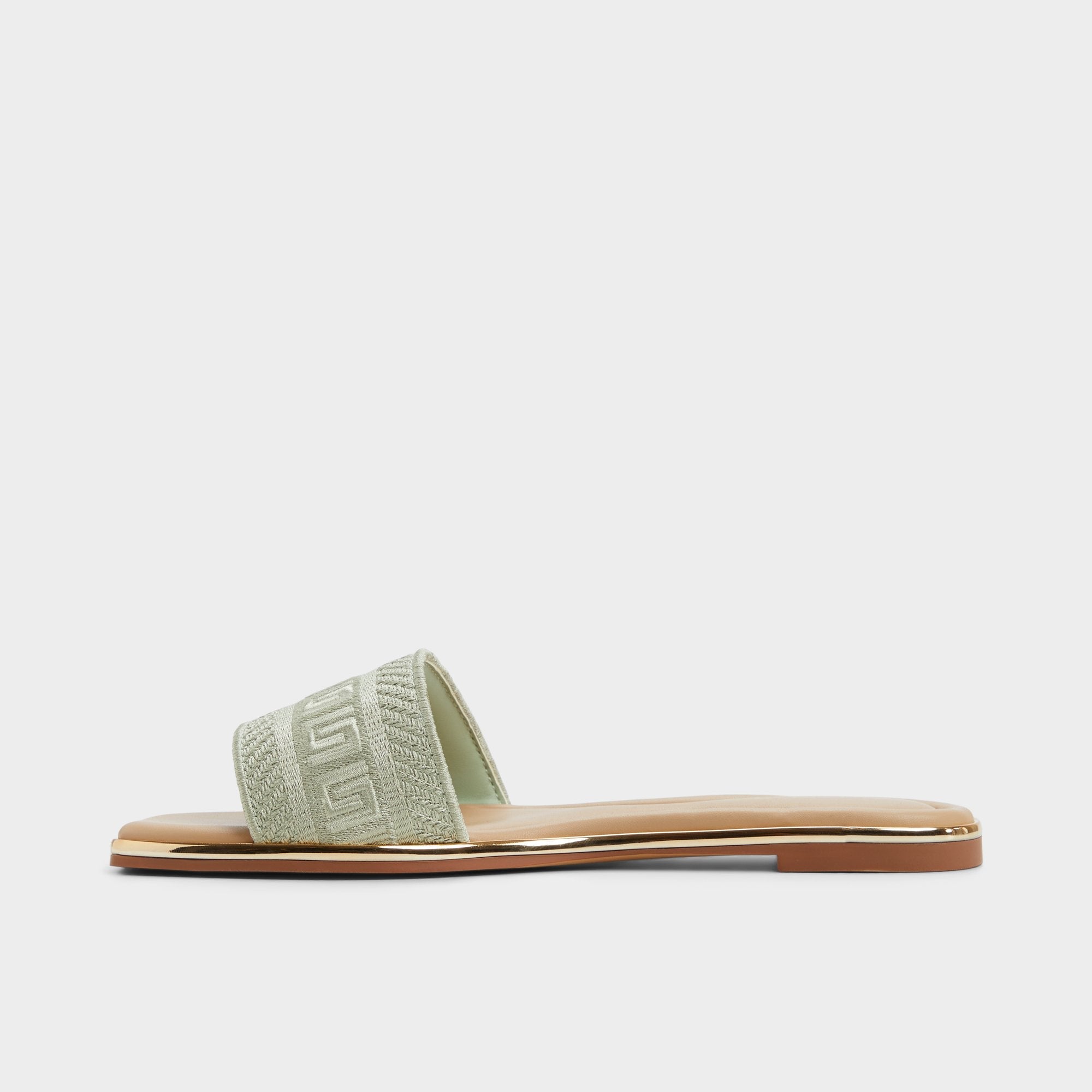 Aldo Oceania Other Green Women's Flats - Slide sandal Other Green