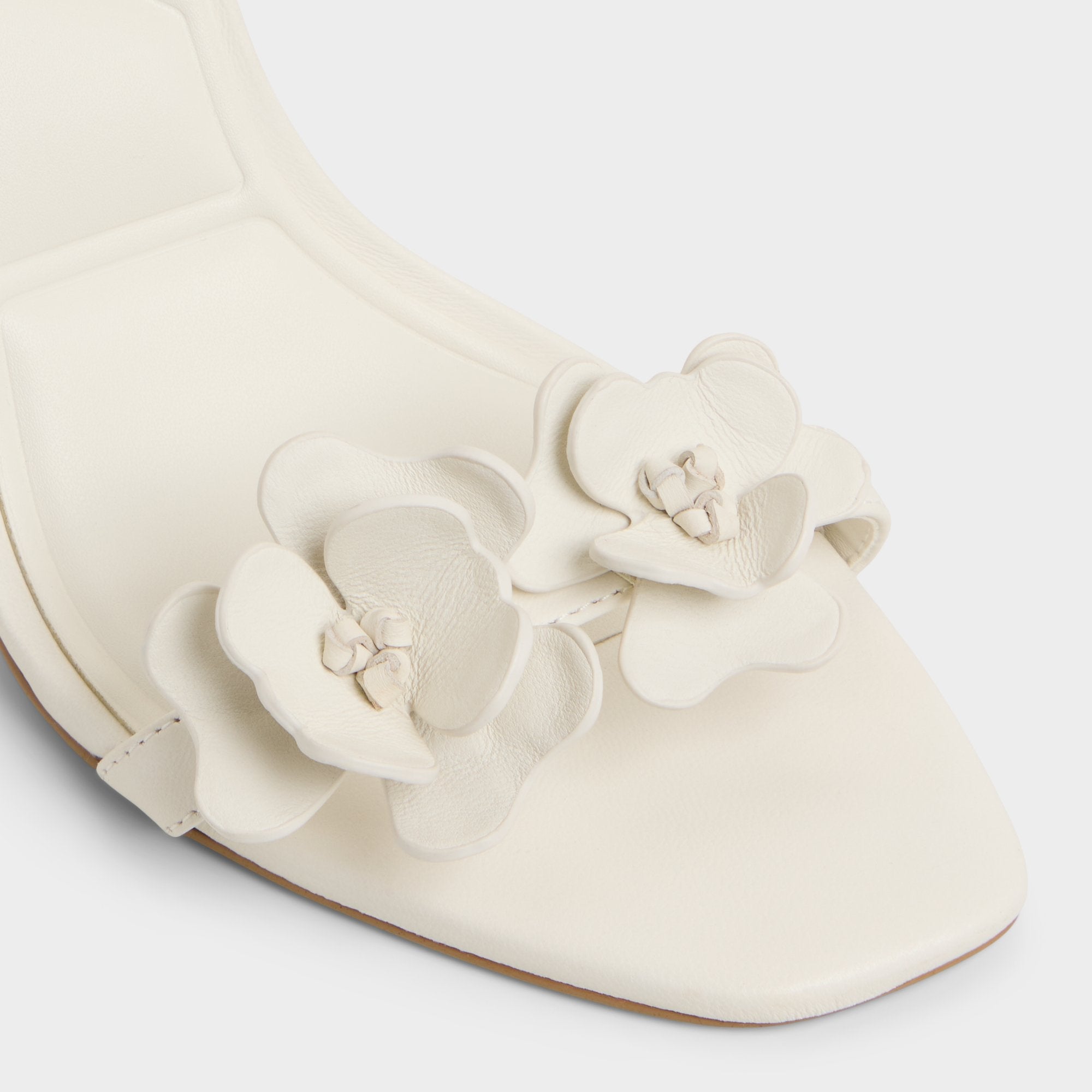 Aldo Daisylily White/Bone Women's Heeled sandals - Strappy heeled sandal, Stiletto heel White/bone