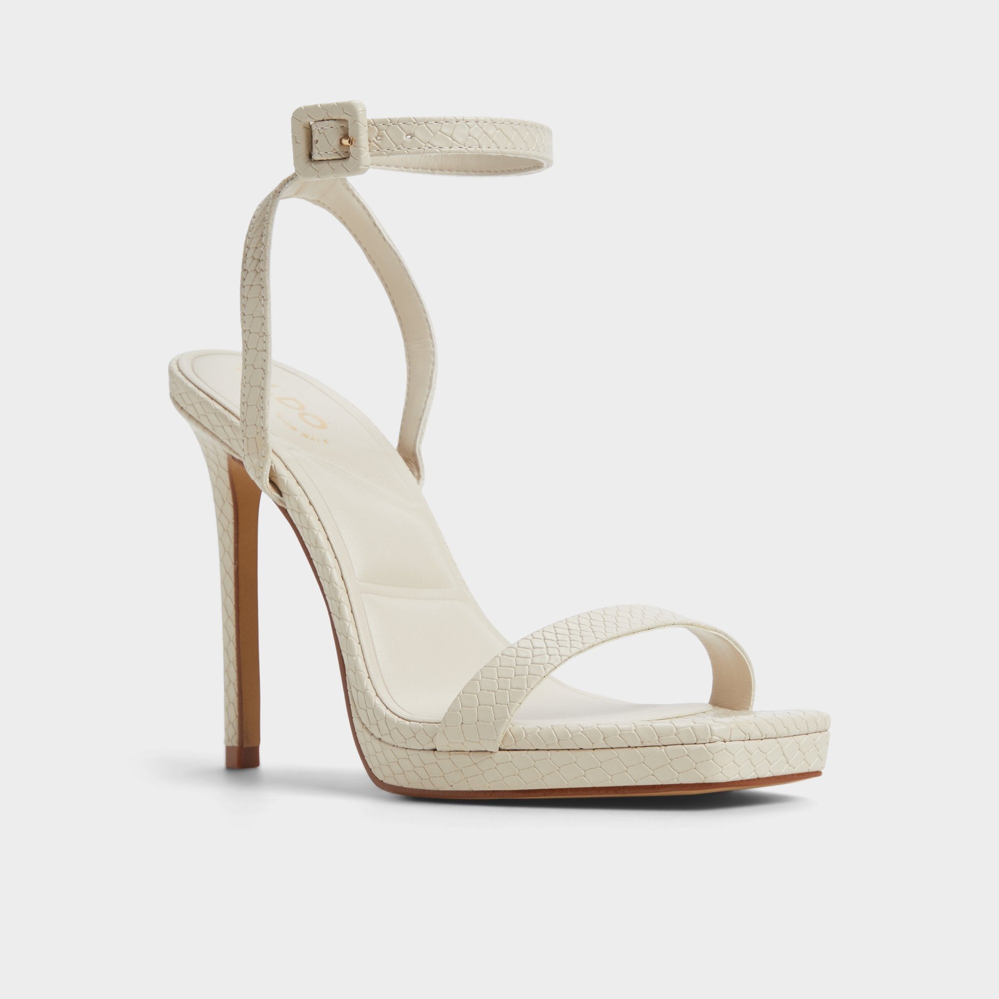 Aldo Kaathy Light Brown Women's Strappy Heels - Strappy heeled sandal Light Brown