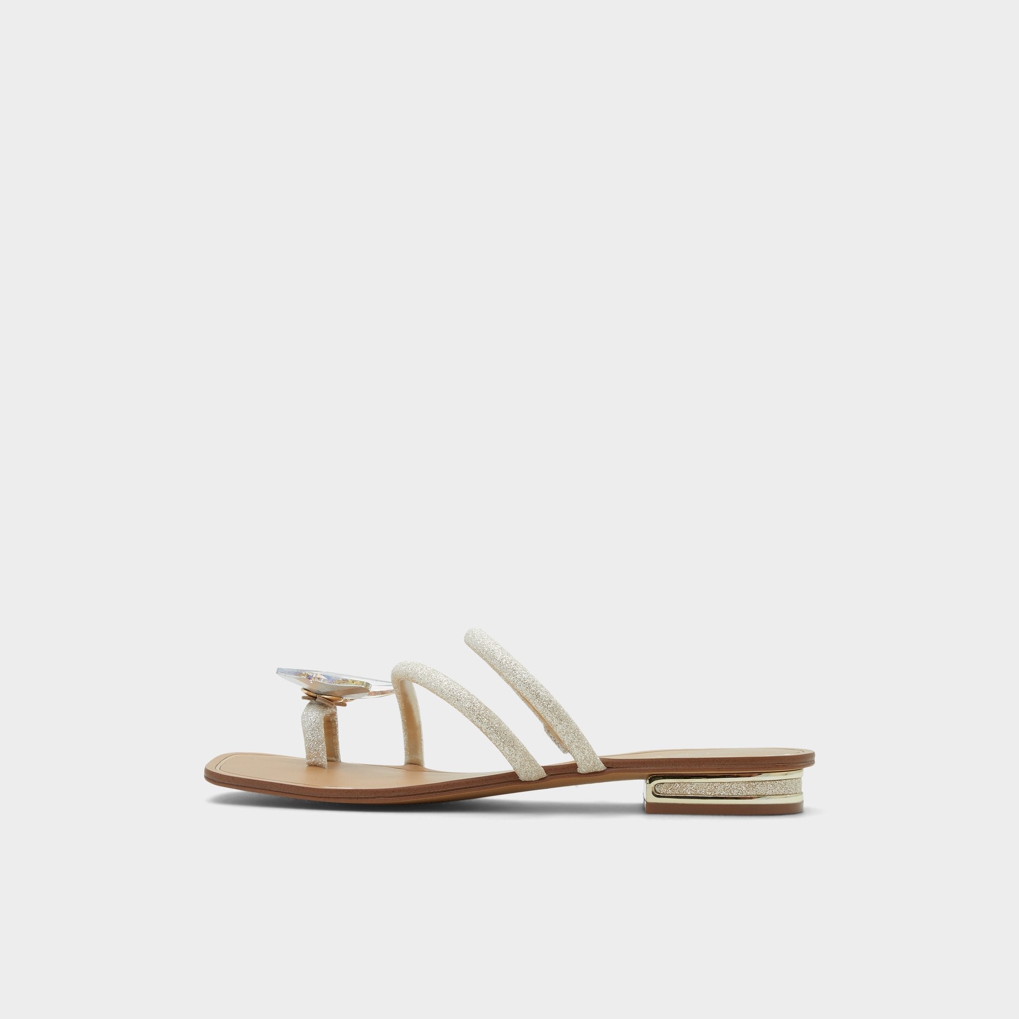 Aldo Garberia Silver Women's Flats - Flip flop Silver