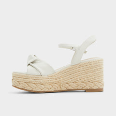 Aldo Annamarie White Women's Wedges - Wedge sandal, Wedge heel White