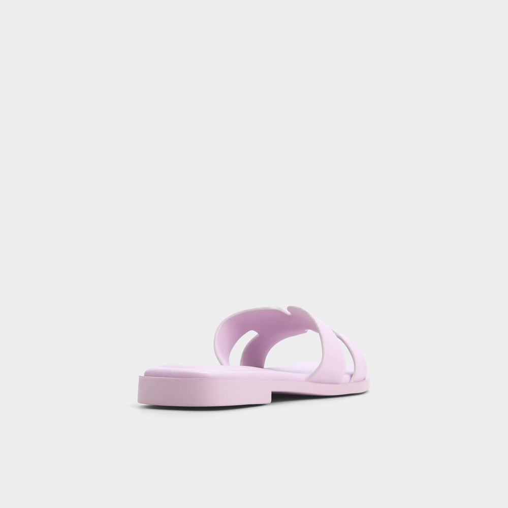 Aldo Itsandal Light Purple Women's Flats - Slide sandal Light purple
