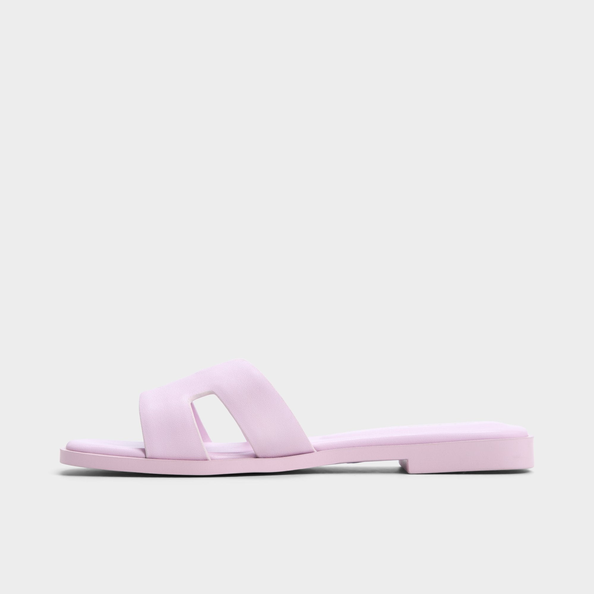 Aldo Itsandal Light Purple Women's Flats - Slide sandal Light purple