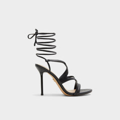 Aldo Marylou Black Women's Strappy sandals - Strappy heeled sandal Black