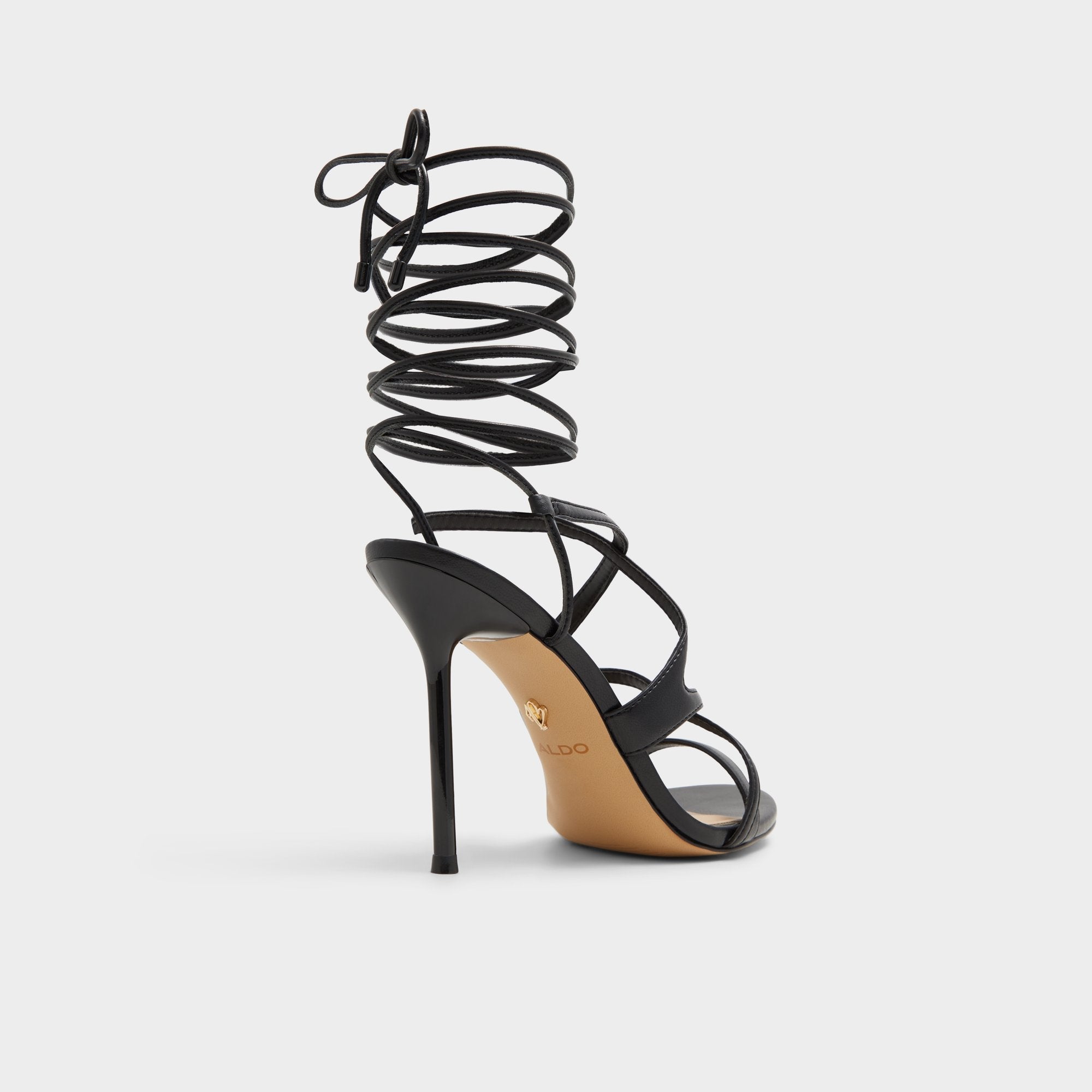Aldo Marylou Black Women's Strappy sandals - Strappy heeled sandal Black