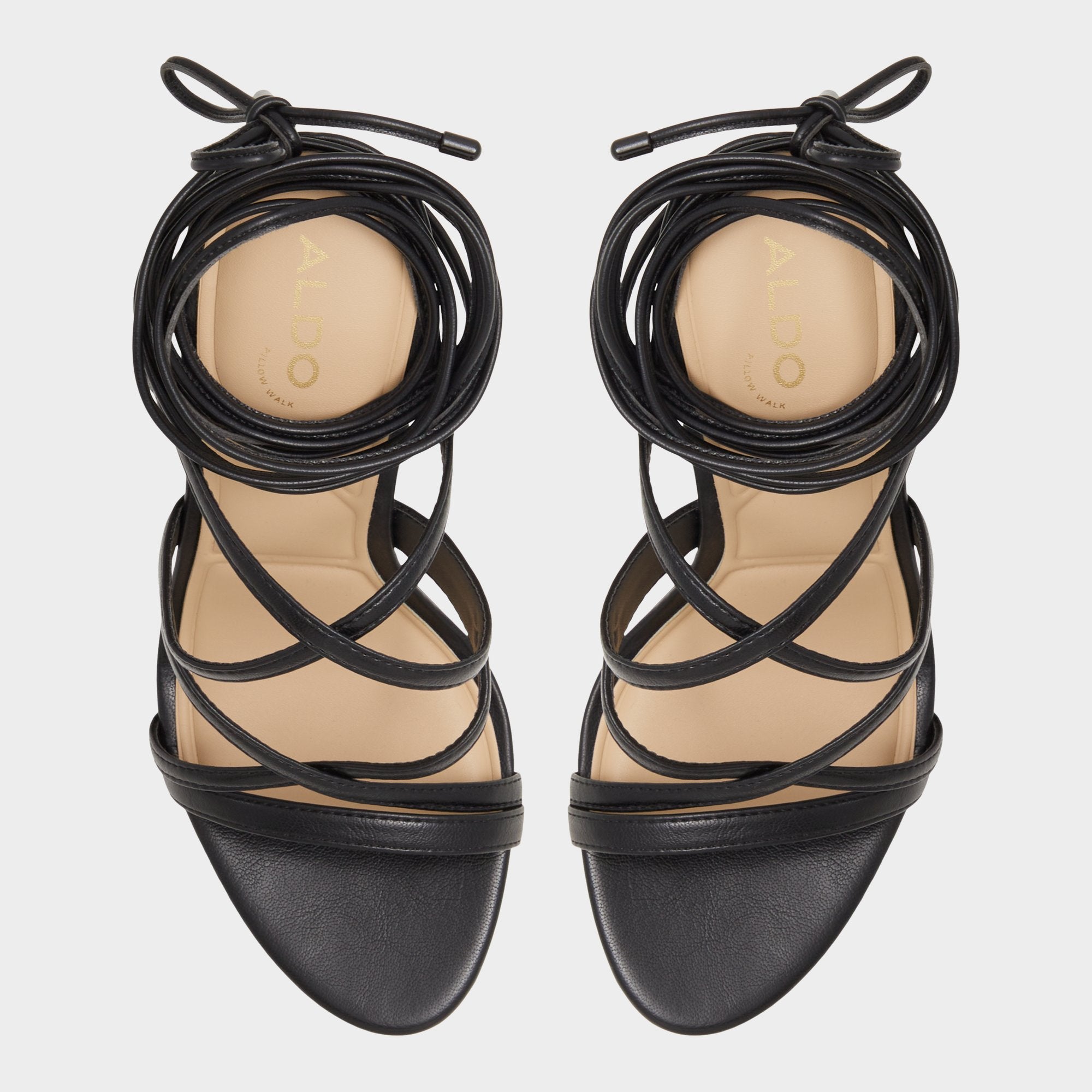 Aldo Marylou Black Women's Strappy sandals - Strappy heeled sandal Black