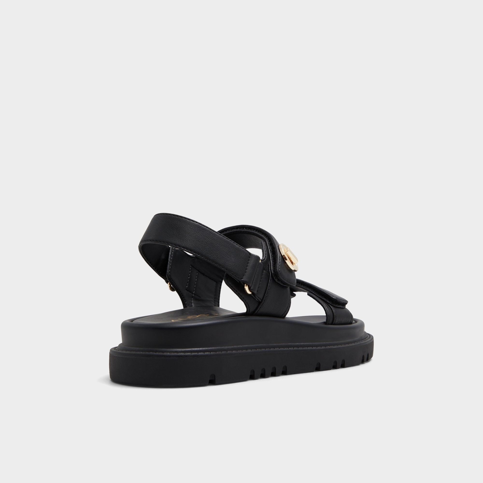 Aldo Linette Black Women's Footbed sandals - Footbed sandal, Footbed sandal Black