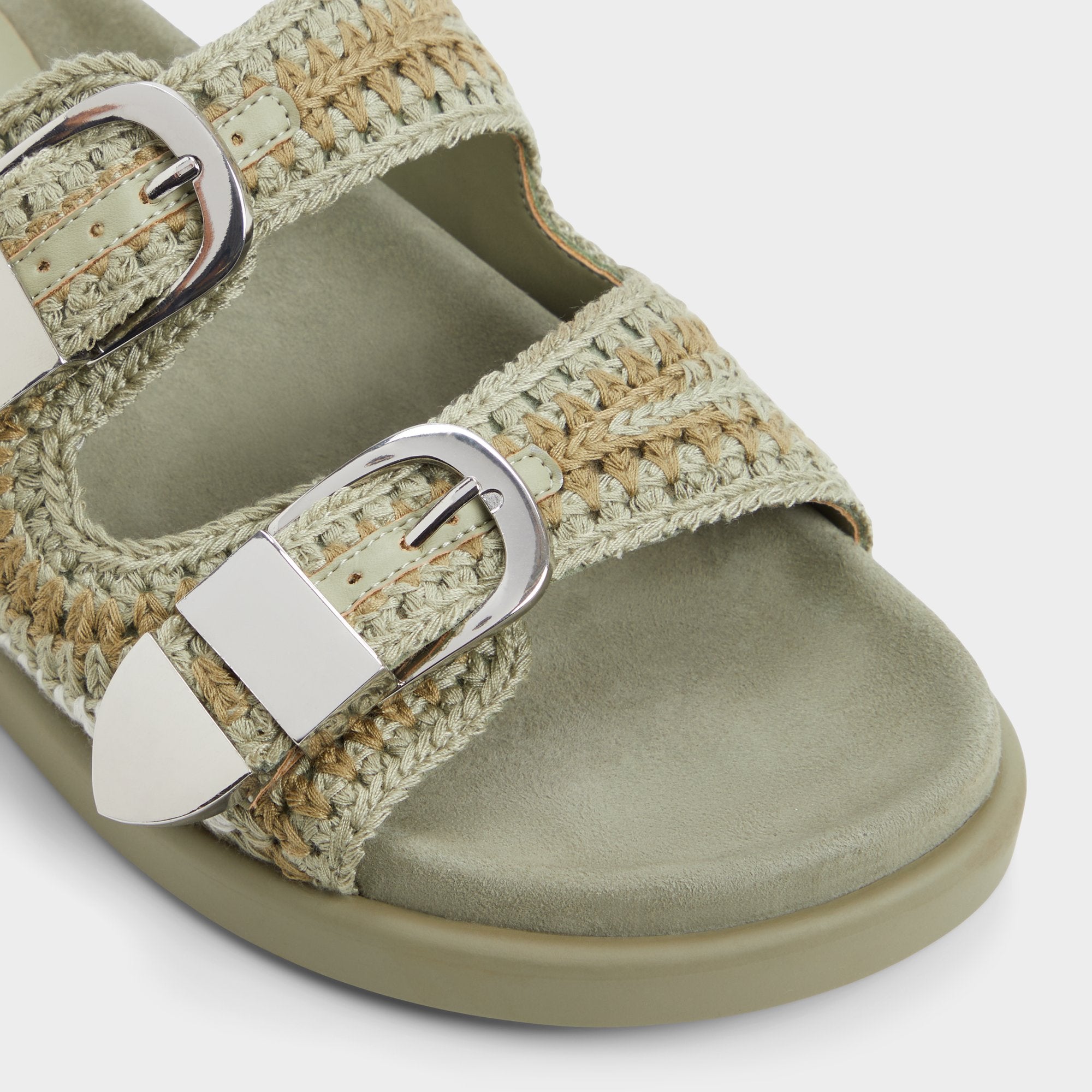 Aldo Bohodream Khaki Women's Footbed sandals - Footbed sandal Khaki