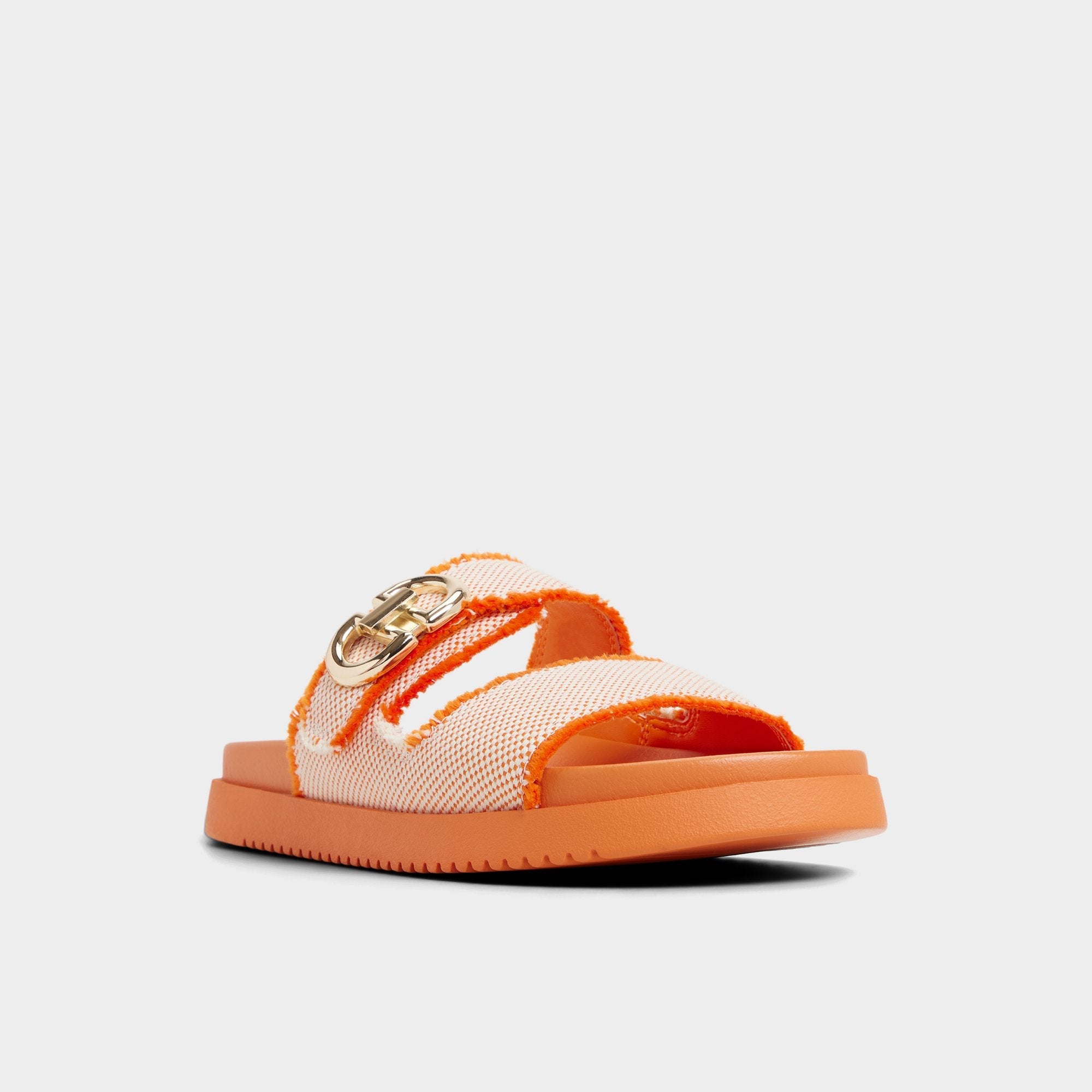 Aldo Daisymae Orange Women's Footbed sandals -  Orange