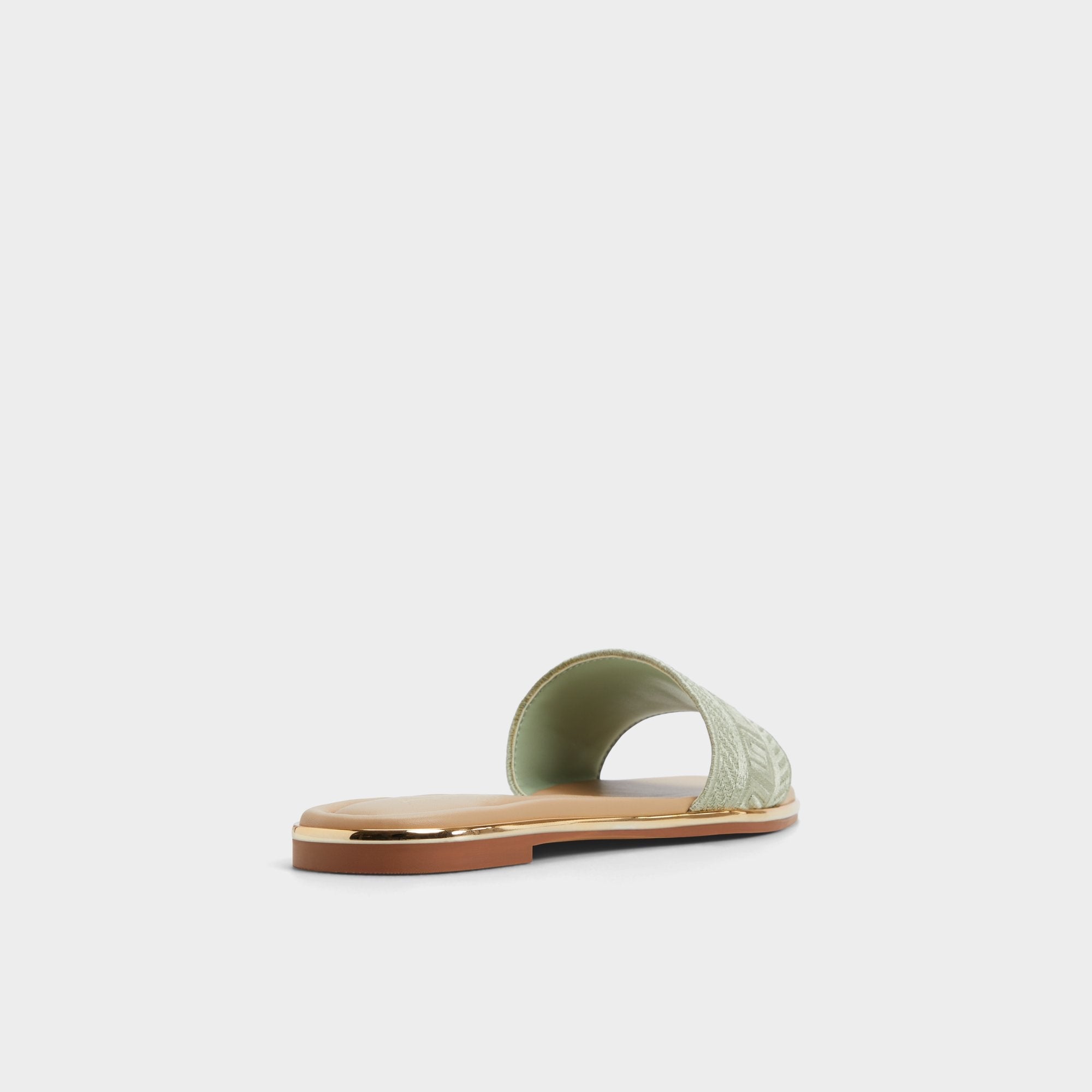 Aldo Oceania-xt Other Green Women's Flats - Slide sandal Other Green