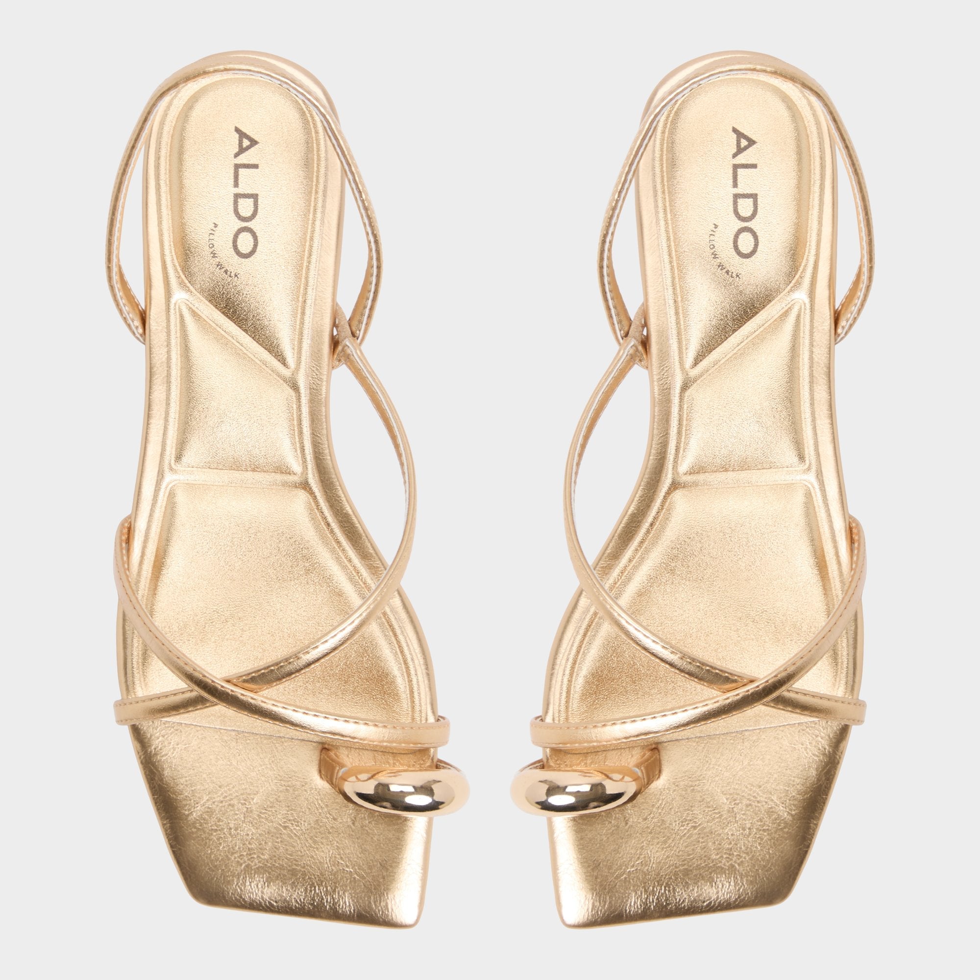 Aldo Synthesa Gold Women's Travel essentials - Flip flop Gold