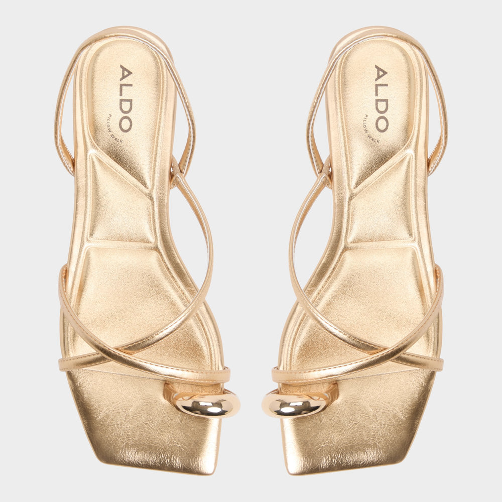 Aldo Synthesa Gold Women's Travel essentials - Flip flop Gold