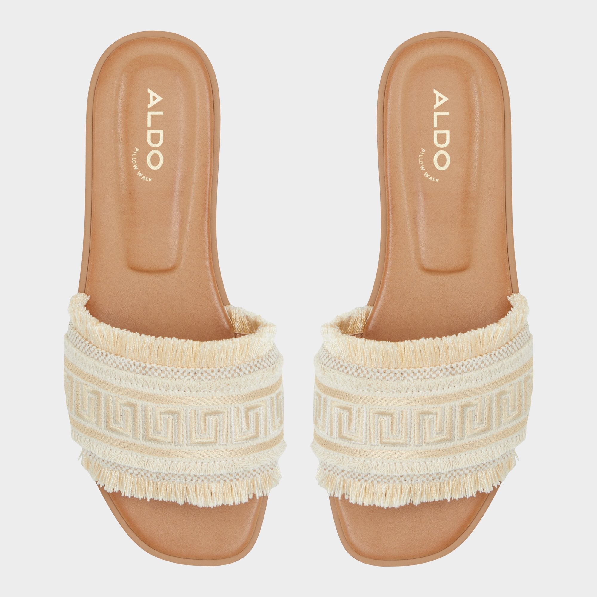 Aldo Nalani Gold Women's Flats - Slide sandal Gold