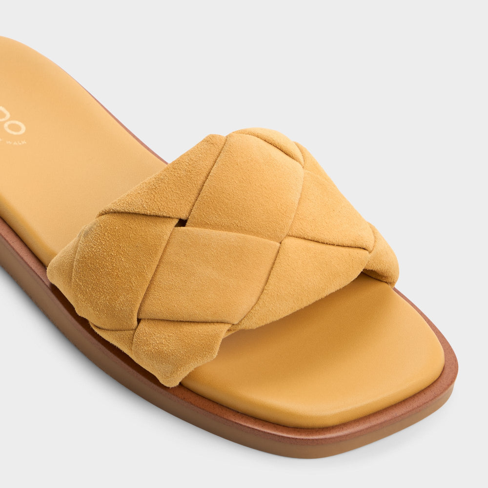 Aldo Esterelle Other Yellow Women's Flats - Slide sandal Other Yellow