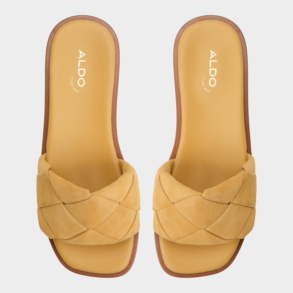 Aldo Esterelle Other Yellow Women's Flats - Slide sandal Other Yellow