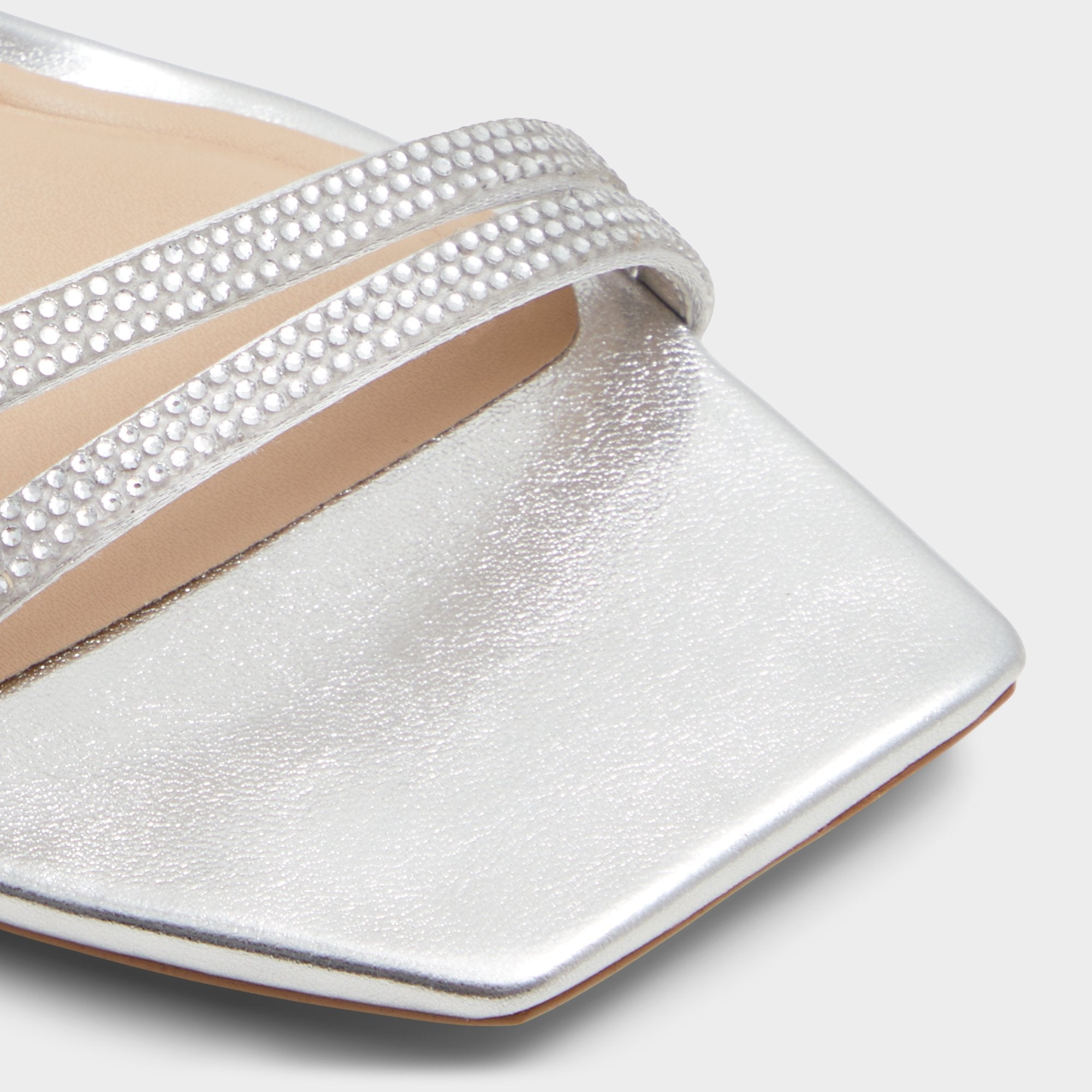 Aldo Phaedra in Silver - Strappy stiletto sandal Silver