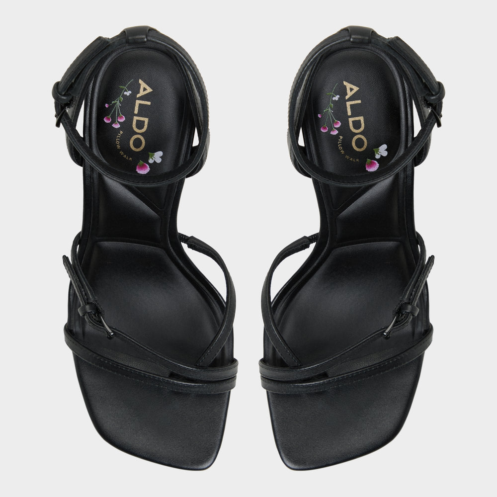 Aldo Conney Black Women's Heeled sandals - Strappy heeled sandal, Stiletto heel Black