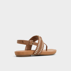 Aldo Taylen Medium Brown Women's Festival shoes accessories - T-strap sandal Medium Brown