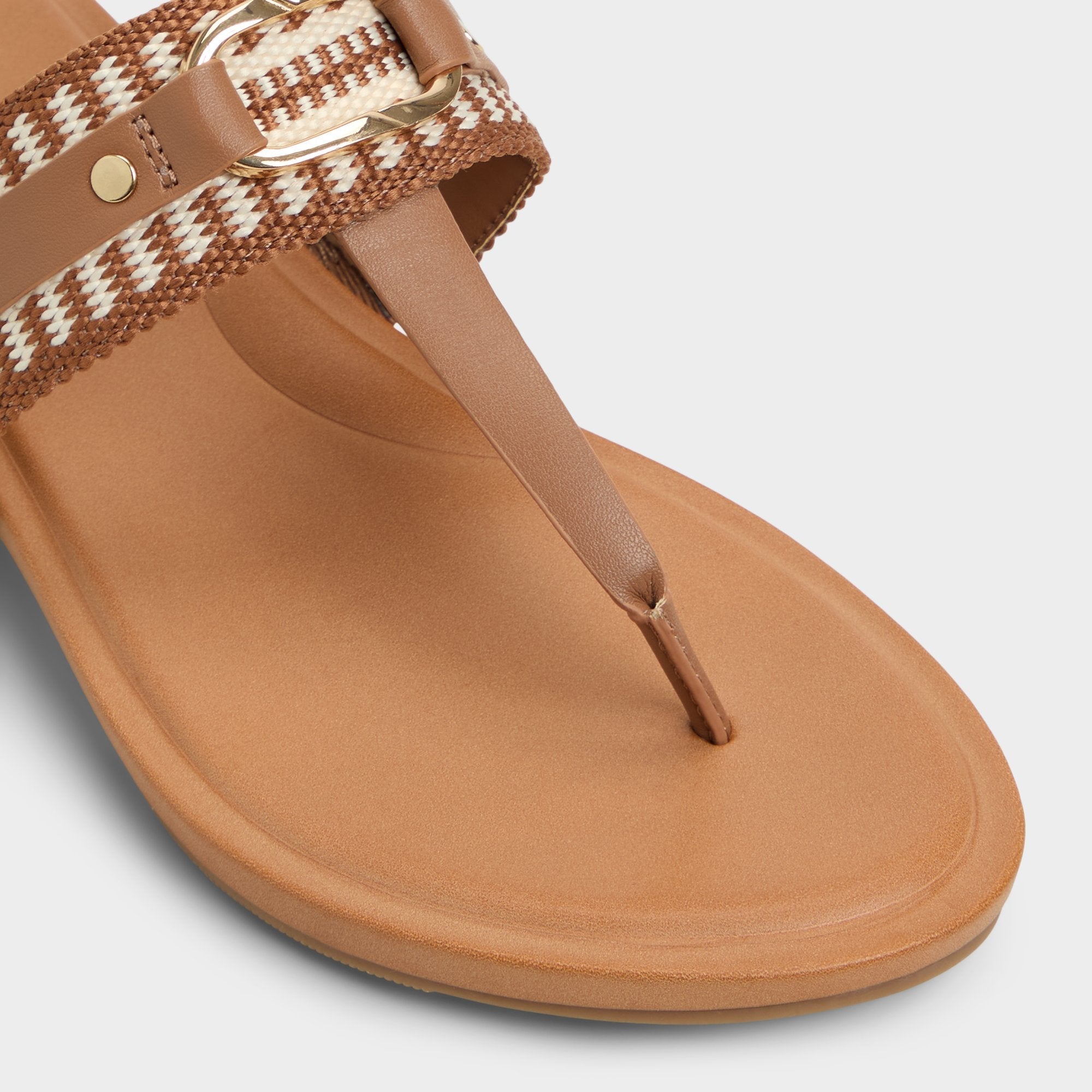 Aldo Taylen Medium Brown Women's Festival shoes accessories - T-strap sandal Medium Brown