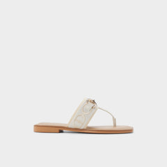 Aldo Coralynna in White Bone 14053516 - T-strap sandal White/Bone