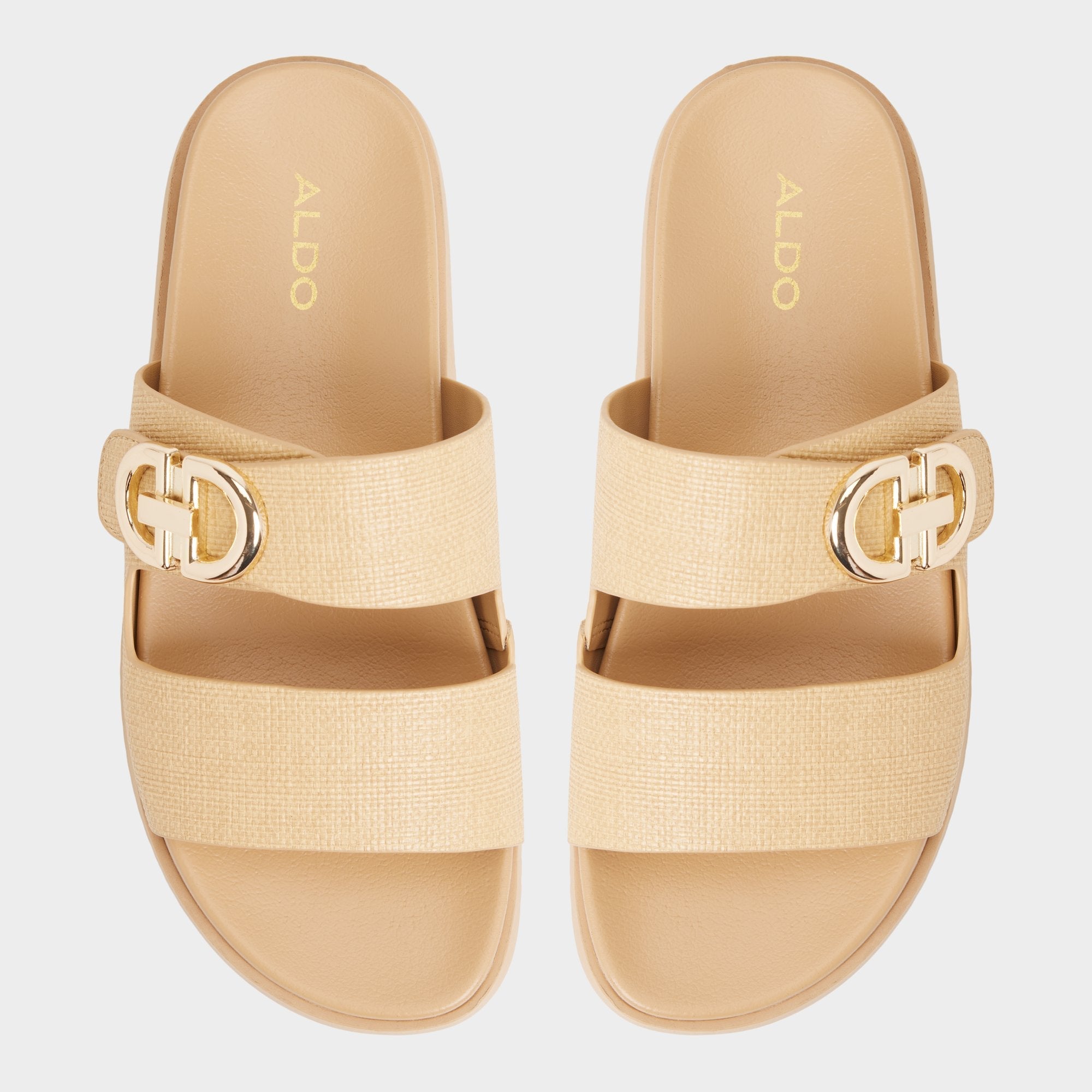 Aldo Daisymae Natural Women's Footbed sandals -  Natural