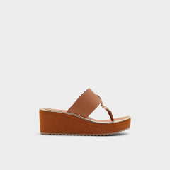 Aldo Maesllan Medium Brown Women's Wedges - Wedge sandal, Wedge heel Medium Brown