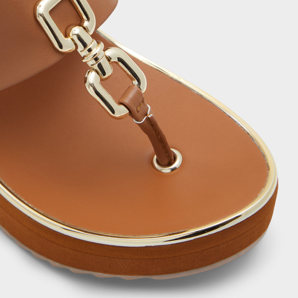 Aldo Maesllan Medium Brown Women's Wedges - Wedge sandal, Wedge heel Medium Brown