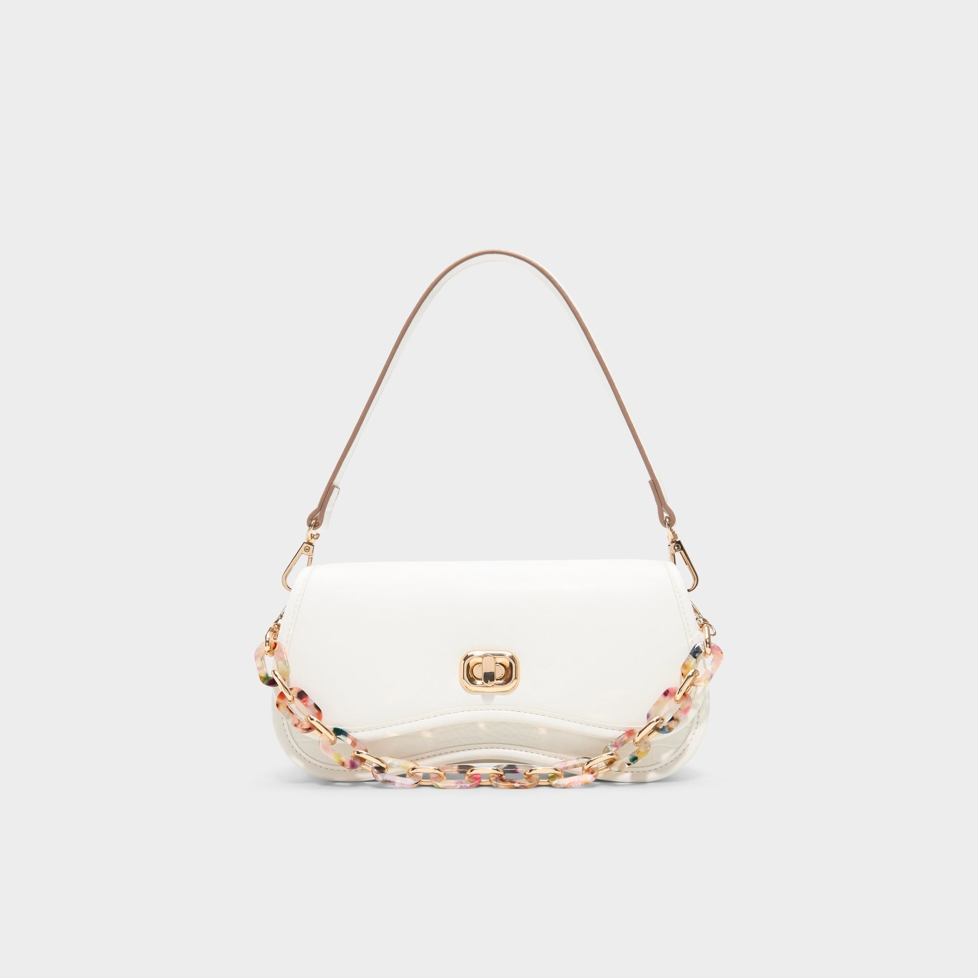 Aldo Clappertonnx in White - Shoulder bag White