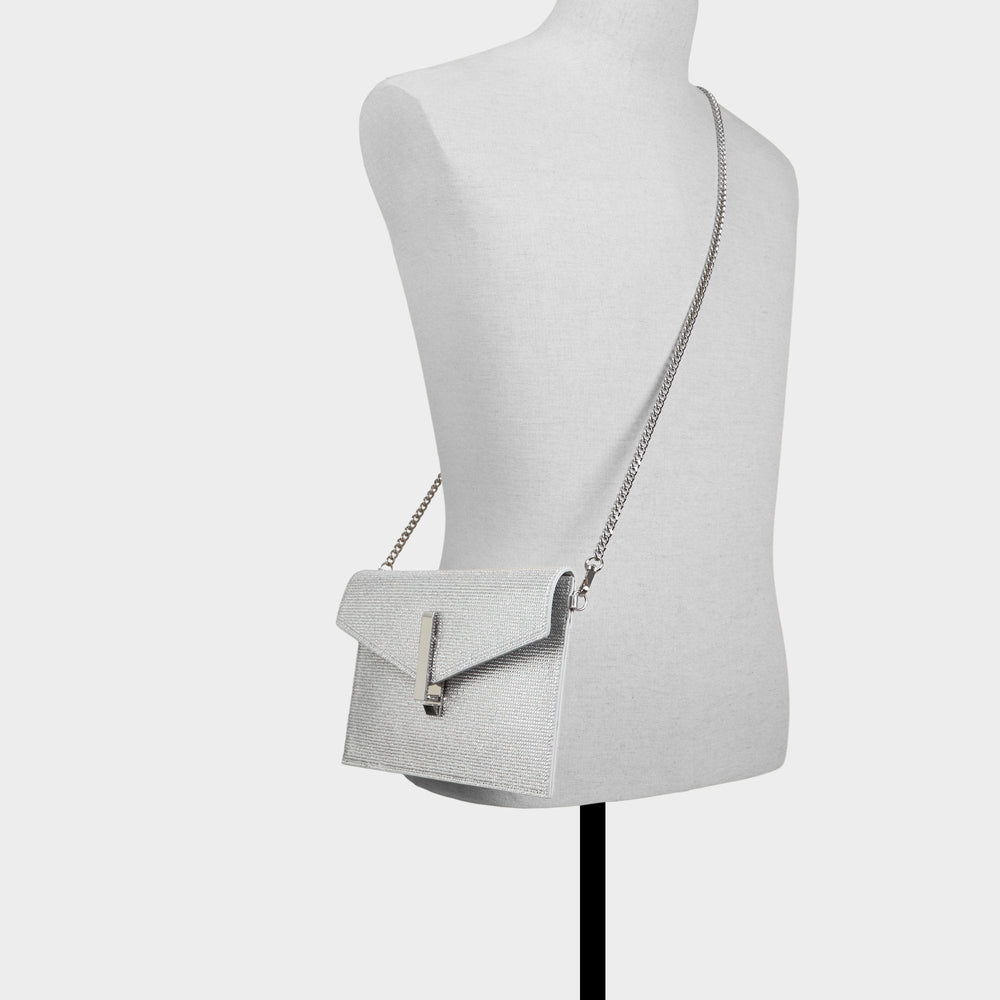 Aldo Lariblingg in Silver - Clutch Silver