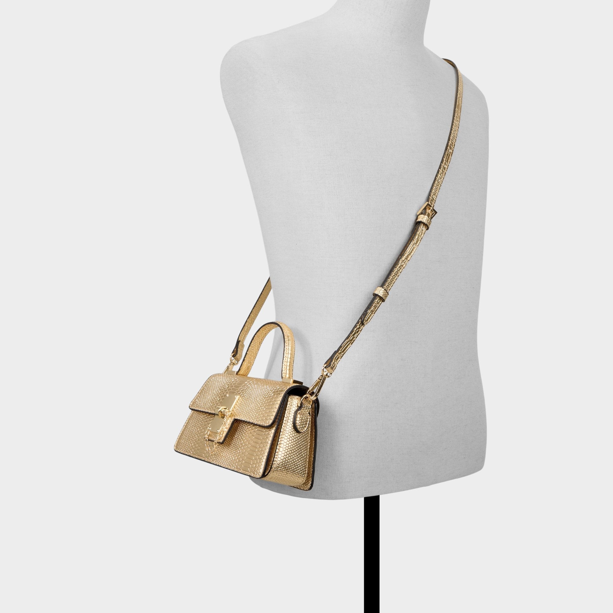 Aldo Callunaax Gold Women's Top Handle Bags - Top handle bag Gold