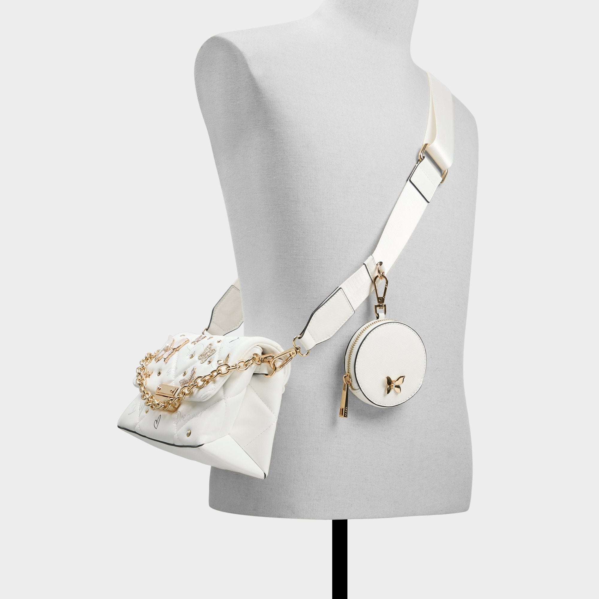 Aldo Camberlyyx White Women's Crossbody Bags - Crossbody bag White