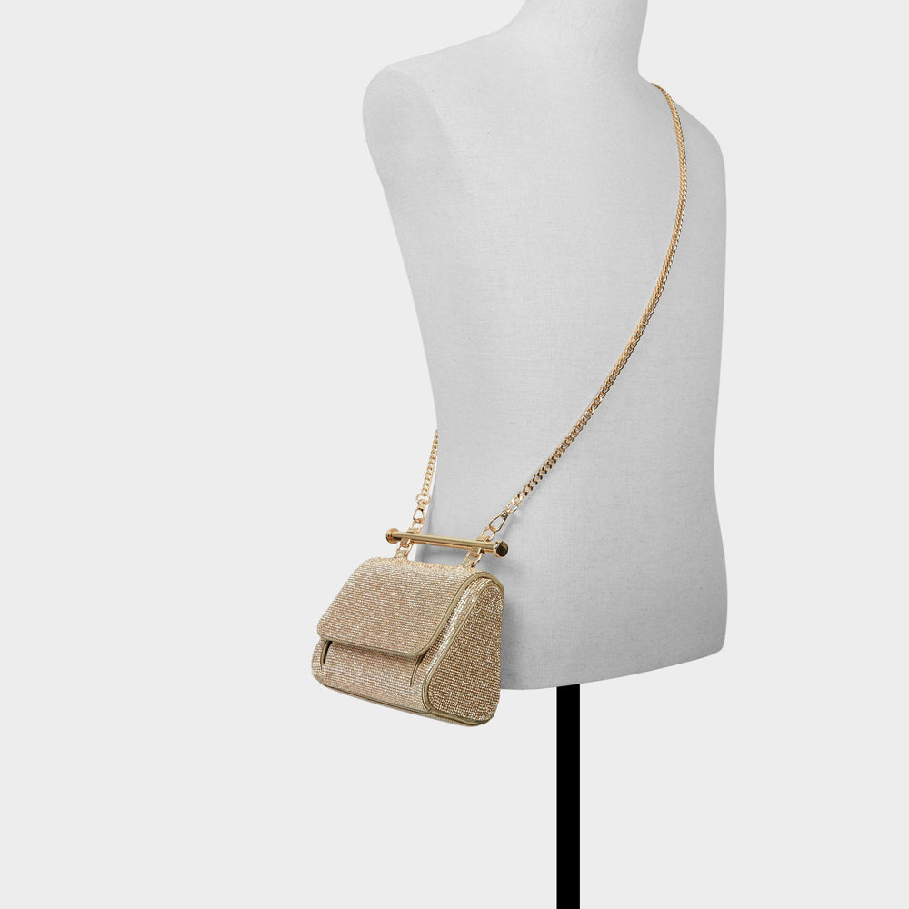 Aldo Blingchic Gold Women's Top Handle Bags - Top handle bag Gold