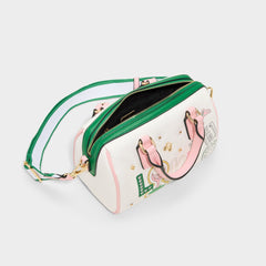 Aldo Fisney White Combo Women's Mini bags - Barrel bag White Combo