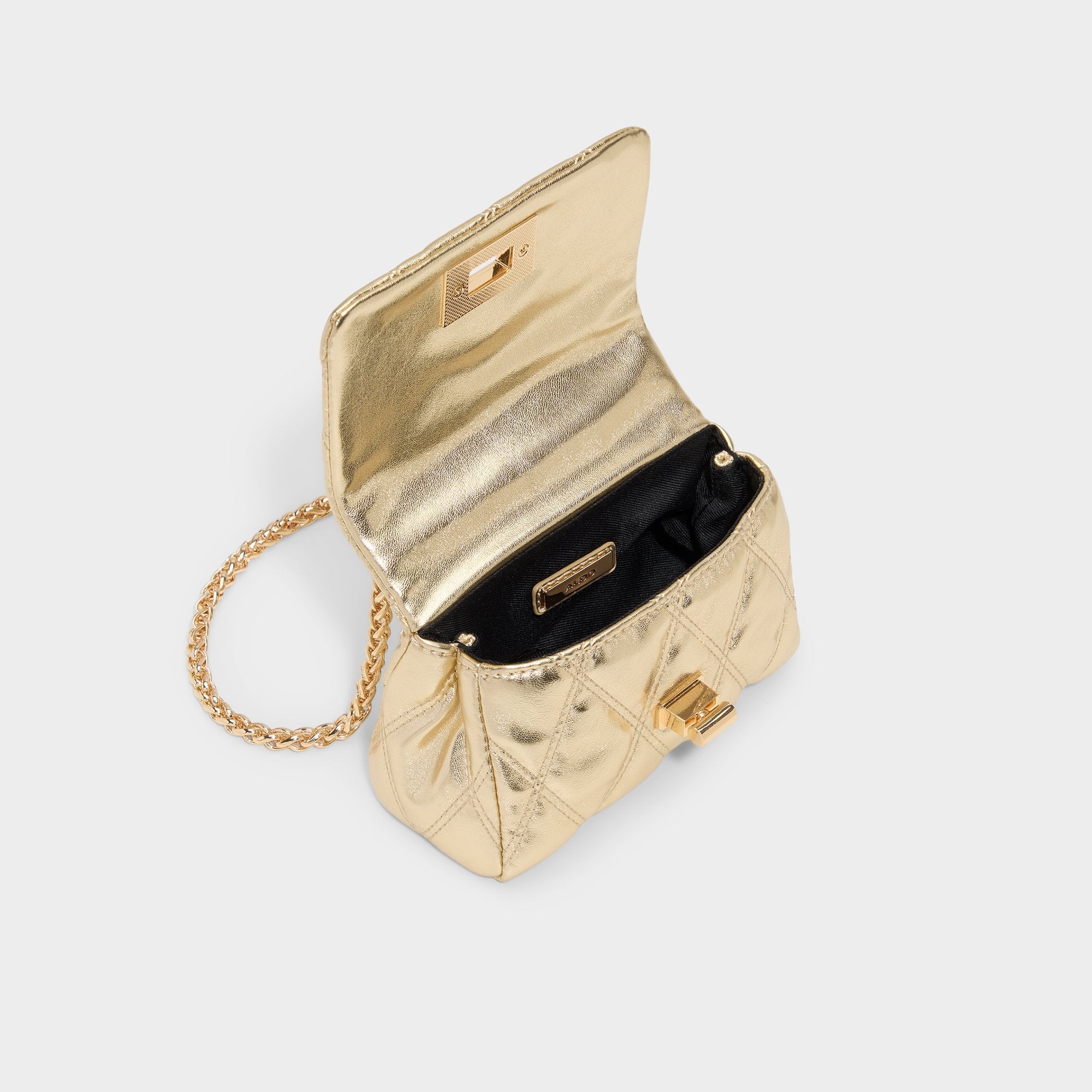 Aldo Ledia Gold Women's Iridescent metallics - Crossbody bag Gold