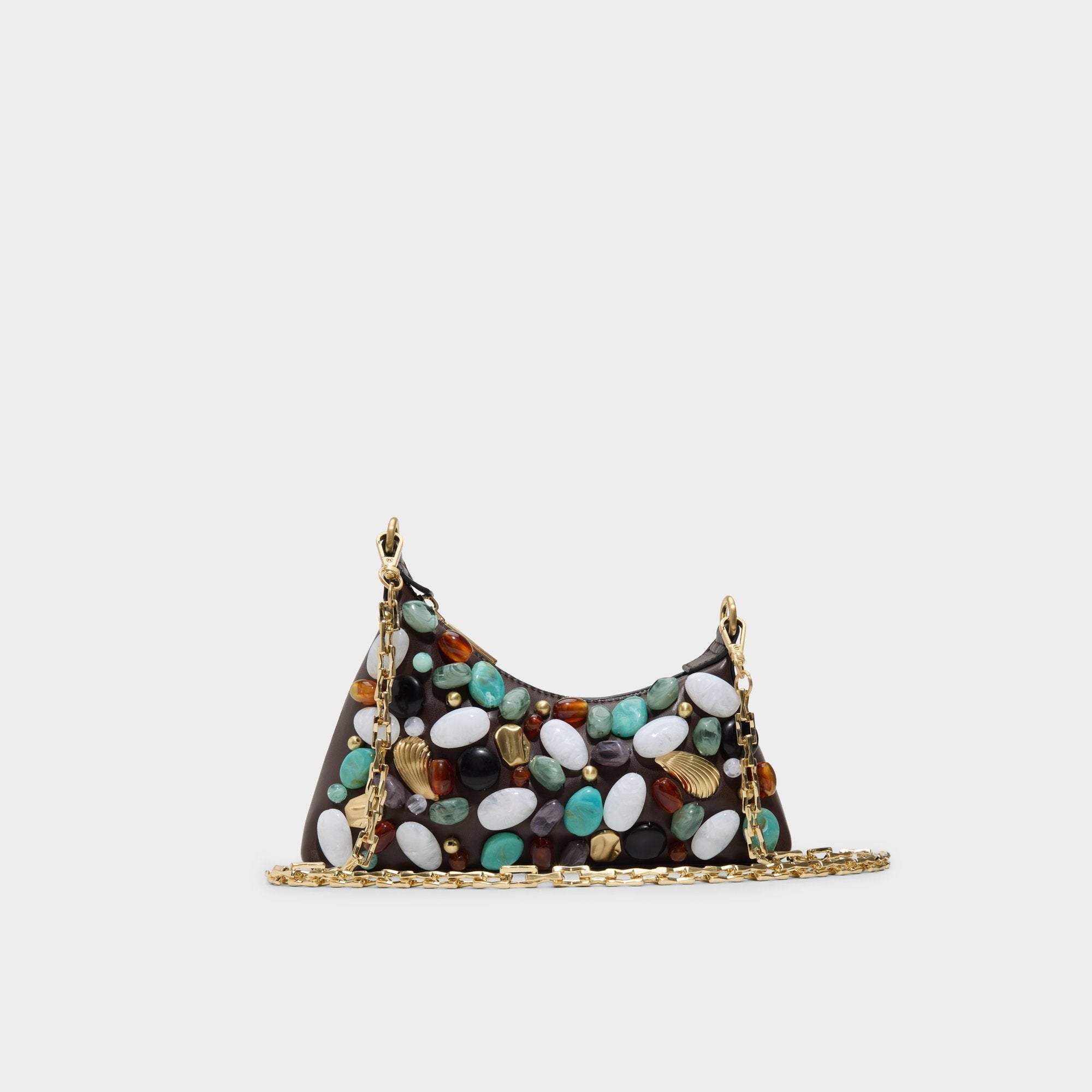 Aldo Coastalgemm in Dark Brown - Shoulder bag Dark Brown