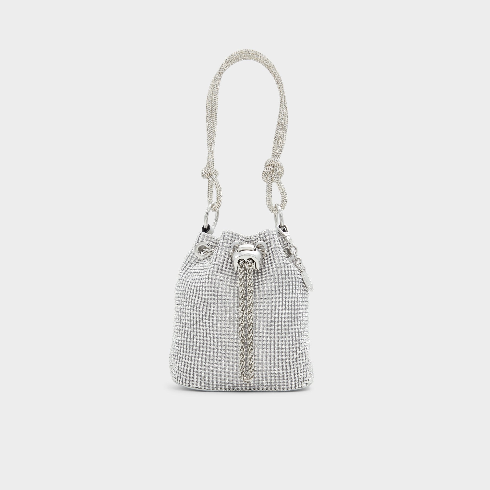 Aldo Marvelax Silver Women's Top Handle Bags - Bucket bag Silver