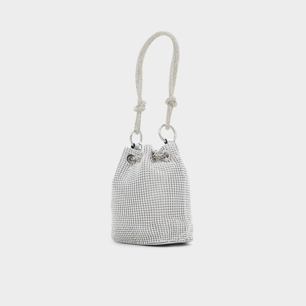 Aldo Marvelax Silver Women's Top Handle Bags - Bucket bag Silver