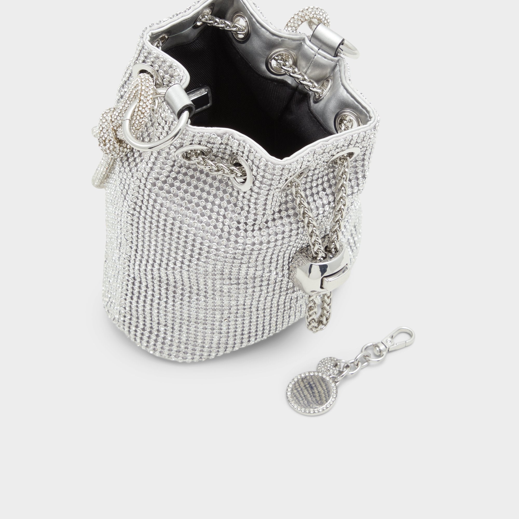 Aldo Marvelax Silver Women's Top Handle Bags - Bucket bag Silver