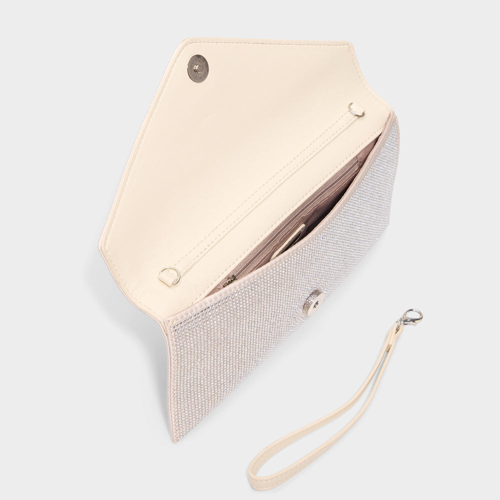 Aldo Mallasveblingg in Open White - Clutch Open White