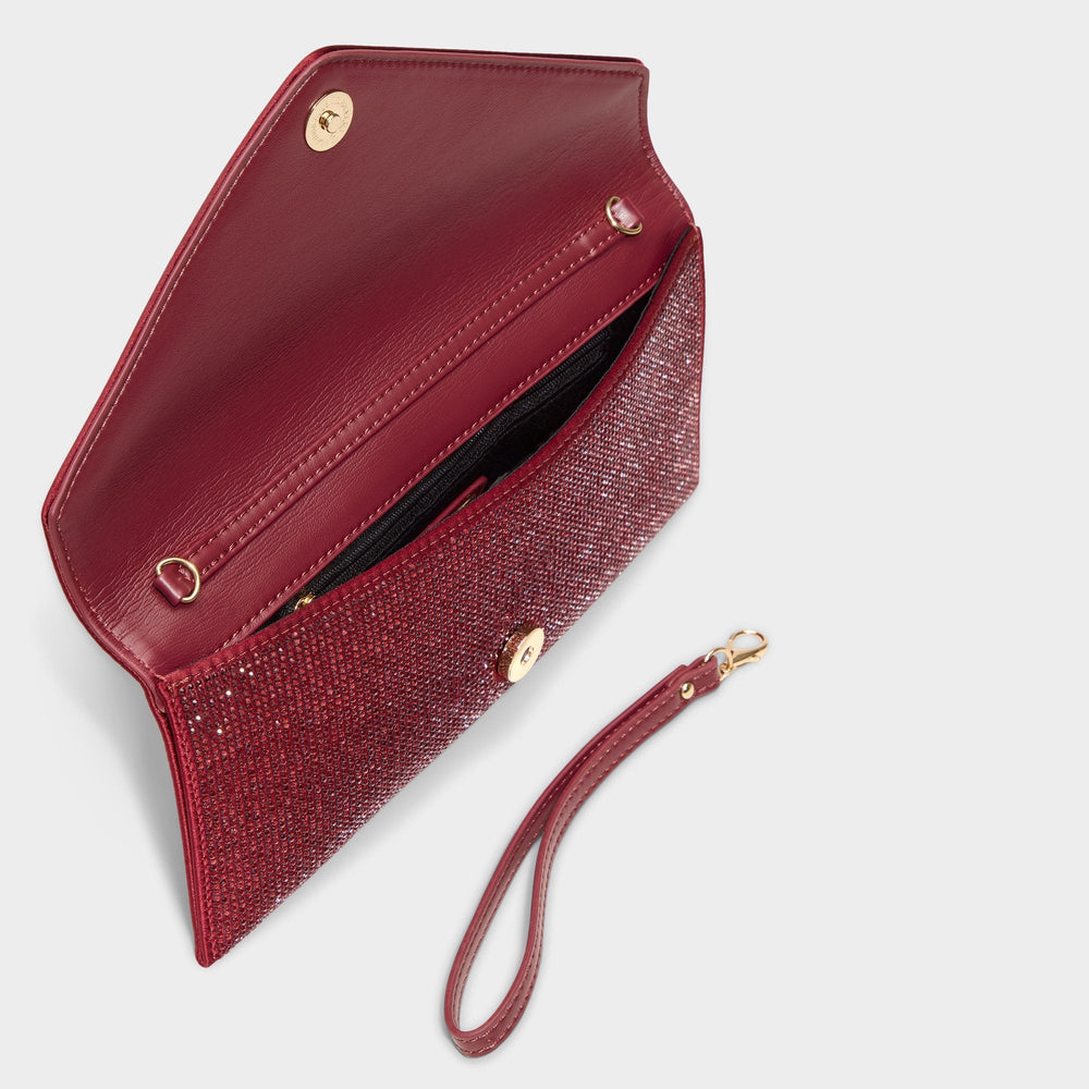 Aldo Mallasveblingg in Dark Red - Clutch Dark Red