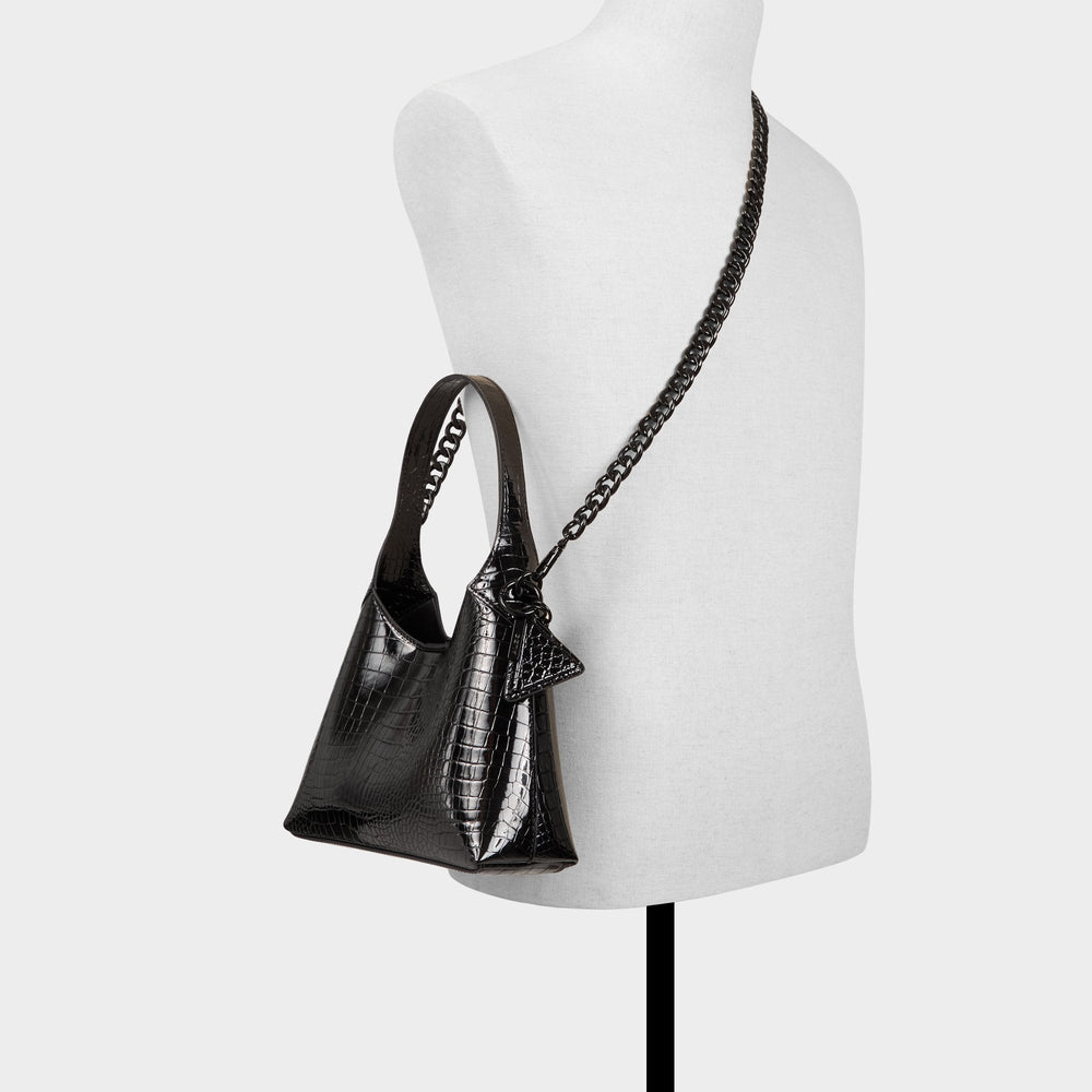 Aldo Smallharperr Black/Black Women's Shoulder Bags - Hobo bag Black/Black
