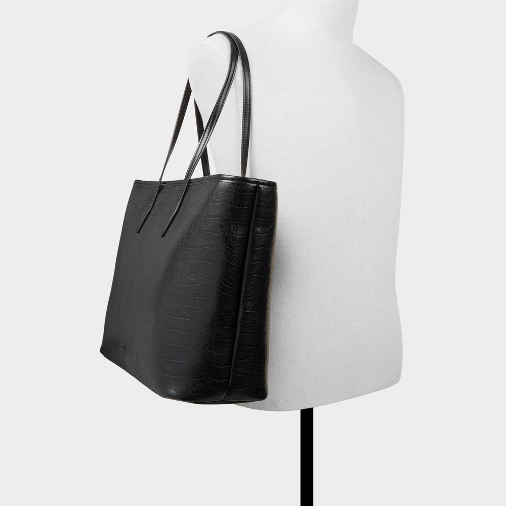 Aldo Everythingtotee in Black Black - Tote bag Black/Black