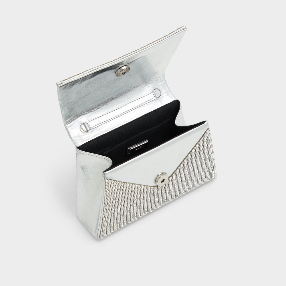 Aldo Felisiax Silver Women's Top Handle Bags - Top handle bag Silver